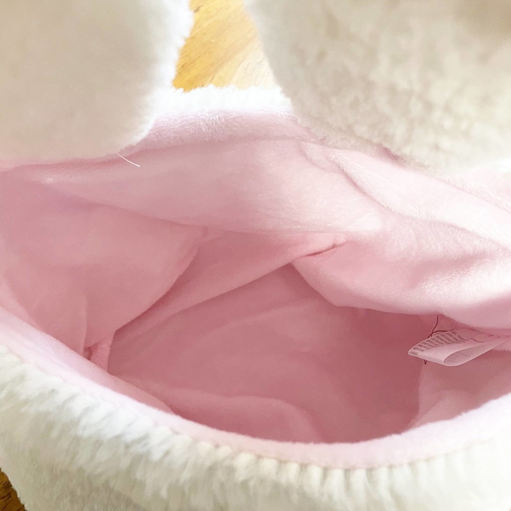 Levtex Cream and Pink Bunny Easter Basket - Picture 5 of 6
